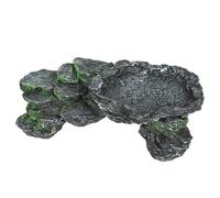 Hrtyvhin Terrarios, plataforma solar, tanques de peces, cueva protectora para reptiles, tortugas acuáticas, acuarios, decoración de paisajes para el hogar, oficina, hábitats de peces seguros