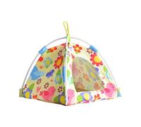 Hrtyvhin Tienda de campaña de algodón ventilada, Nido de pájaros para cacatúas, periquitos, Espacio de Actividades de exploración, Edificio Permanente, Teatro Funcional para pájaros