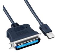 Hrtyvhin USB a CN36-Parallelport Druckerkabel USB auf -36-Pin Parallel Adapter Konverterkabel Druckzubehör Adapter