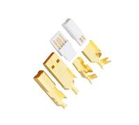 Hrtyvhin USB Golettplatten Schweißstopfen Steckverbinder Typ B USB männliche Socken Steckdosen Adapter Anschlüsse