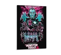 HRUERYWRBTT Póster estético de The Monster Squad para pared, lienzo vintage, pintura decorativa para sala de estar, dormitorio, decoración de habitación, 20 x 30 cm, estilo marco
