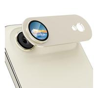 HRUIKI Protector Lente Cámara para iPhone 17 Air, Cobertura Completa 9H Cristal Vidrio Templado Anillo, HD Protector Cámara Aleación Aluminio Proteccion Camara, Placa Metal Mate, Amigable para Funda