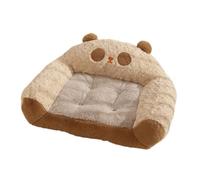 Hruile Sofá cama mullido para perros, cama calmante antiansiedad, cojín cálido y suave para dormir, cómodo colchón de felpa para perros pequeños y medianos (71 x 60 x 29 cm)