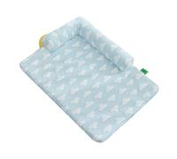 Hruile Sofá cama refrescante de verano para perro, cojín para dormir para mascotas, colchón extraíble y lavable, almohada para cachorros, antideslizante y resistente a los arañazos (50 x 40 x 12 cm)