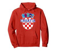 Hrvatska, Croacia, Hrvatska Zastava, Bandera Patriótica Croata Sudadera con Capucha