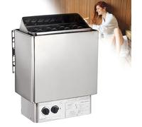 Hrxllb Calentador de Sauna eléctrico Mejorado de 220 V/380 V, 3-9 kW (para 2-13 m³), Estufa de Vapor seco, con Controlador Externo, Temperatura: 0-110 ℃, para SPA de Hotel en casa(220v,3KW)