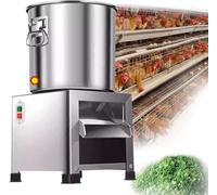 Hrxllb Cortadora de Verduras Comercial, pequeña trituradora doméstica, cortadora eléctrica de Verduras de 1800 W, 3500 RPM, para Granjas, cría de Ganado y pastos