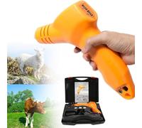 Hrxllb Descornador eléctrico Mejorado, descornador de Ganado de Calentamiento rápido, descornador eléctrico inalámbrico para Ganado Vacuno, terneros, corderos, ovejas, Cabras y ovejas