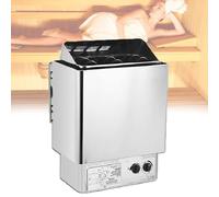 Hrxllb Estufa de Sauna eléctrica de Acero Inoxidable de 3-9 kW, 220 V/380 V, con Controlador Interno, Temperatura de 0 a 110 °C, Calentador de Sauna de Vapor seco(380v,9KW)