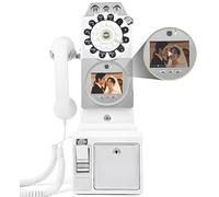 Hrxllb Libro de visitas con Audio y Video Retro de 32 GB para Bodas: graba Mensajes de Video Personalizados de Forma Creativa. Una Forma práctica de Celebrar Tus Ocasiones Especiales(White)