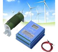 Hrxllb Sistema híbrido de viento y solar de 2000 W-10000 W, controlador de carga MPPT, controlador solar, turbina eólica, 12 V, 24 V, 48 V, regulador automático, generador de viento para uso doméstico