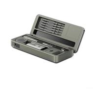 HS-02 - Juego de caja de almacenamiento inteligente para estación de soldador con pantalla IPS de 0.96 pulgadas DC9-24 V, control de temperatura de 100-450 ℃ (estándar HS-02B)