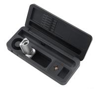 HS-02A estándar, soldador HS-02 caja de almacenamiento móvil para banco de trabajo con potencia de 100 W, protocolo PD/QC/DC, para carcasa de aleación de aluminio CNC, pantalla IPS a color de 0.96