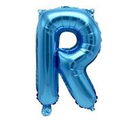 HS 40 cm azul letra R película globo boda cumpleaños fiesta decoración