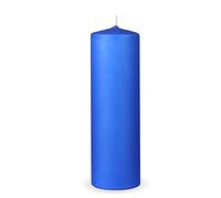 HS Candle Velas "azul oscuro", tamaño Ø7 x 20 cm, velas de cera de larga duración de hasta 65 horas, sin perfume, muchos colores/tamaños