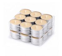 HS Candle Velas perfumadas de té, 36 unidades, aroma de flor mágica, aprox. 4 horas de combustión, velas de cera redondas, diámetro de 4 cm, fabricadas en la UE, para interior y exterior