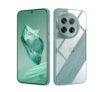 HS Products HSP Funda para OnePlus 12 [Resistente al Polvo] Carcasa Protectora Silicona TPU | Anti-arañazos Antigolpes Anti-Choques | Protección de cámara | Suave Blanda Delgada Case | Transparente