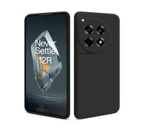 HS Products HSP Funda para OnePlus 12R 5G [Resistente al Polvo] Carcasa Protectora Silicona TPU | Anti-arañazos Antigolpes Anti-Choques | Protección de cámara | Suave Blanda Delgada Case | Negro