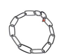 HS Sprenger - Collar de eslabones grandes en acero inoxidable para perros (55cm) (Plateado)