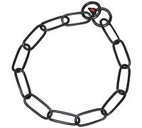 HS Sprenger - Collar eslabón largo de acero inoxidable negro