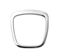 HSAJFEB Marco Embellecedor para Volante Interior De Coche Plateado para A-UDI A3 A4 B7 B8 A5 A6 C6 A8 D3 Q5 Q7 Funda Volante