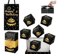 HSAJS Caja de Regalos Explosion Sorpresa Box Diy Surprise Birthday Feliz Cumpleaños De Reutilizable Creative Bricolaje Explosión Gift Box Para Amigos y Familiares Cumpleaños