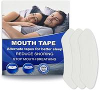 Hsajs Cinta Adhesiva Para Boca 30 Piezas Reducción De Ronquidos Mejora Del Sueño Cinta Para Respiración Nasal Cinta Segura Y Cómoda Para Dormir Mejor(Nonwoven)