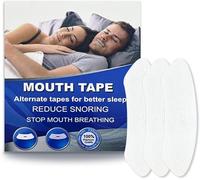 Hsajs Cinta Adhesiva Para Boca 30 Piezas Reducción De Ronquidos Mejora Del Sueño Cinta Para Respiración Nasal Cinta Segura Y Cómoda Para Dormir Mejor(Pe)