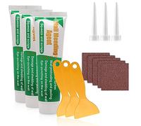HSAJS Masilla Pared Rápido,Crema Reparadora de Pared con Raspador y Boquilla，Pasta de Reparación Paredes Impermeable,Repara Eficazmente Arañazos en Las Paredes, Agujeros de Uñas, Grietas, Grafitis