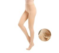 HSAJS Medias Térmicas Semitranslúcido para Mujer Lana Cálidas de Invierno Forradas de Vellón Calzoncillos Suaves y Cintura Alta Leggings Pantys Cómodos Pantalones Mujer Pitillo