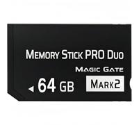 HSANYIUR Memory Stick Pro Duo Mark2 - Memoria de alta velocidad de 64 GB para tarjetas de memoria PSP y cámara