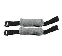 HSCGIN 2 cuerdas ajustables de algodón para bajo de 2,5 x 20,5 cm, amortiguadores silenciosos, accesorios para bajo