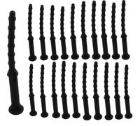 HSCGIN 40 tornillos antivibración para montaje de ventilador de CPU, tornillos de refrigeración de chasis, 65 mm, reducción de ruido, tornillos de fijación antivibración para fuentes de alimentación