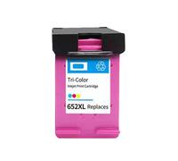 HSCJMEHT Cartucho de Tinta 652XL reemplazo para 652 652XL Compatible con Impresora - 1115 1118 2135 2136 2138 3635 3636 3835(Tri-Color)