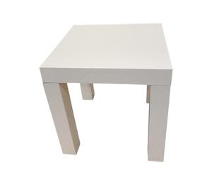 HSD Himalayan Salt Direct - Mesa auxiliar IKEA LACK, color blanco, 35 x 35 cm