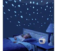 HSDSH Despertador Infantil Luz Nocturna Musical y Proyector Star Sky Light Up 7 Tipos de Visualización de Música, 10 Canciones Fecha y Hora Regalos de Cumpleaños para Niños Niñas Bebé