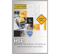 HSE Word Search Puzzle Book: Word Searches with Easy-to-Read Prints about Health, Safety, and Environment (HSE) | 6 x 9 Inches, 110 pages | 50+ words ... Trainee for Vacation, Holidays, and Freetime.
