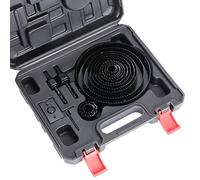 HSEAMALL 20PCS Kit de cortador de sierra para agujeros Downlights de acero al carbono Brocas para madera, pladur, plástico y metales no ferrosos 6 "(152 mm) - 3/4" (19 mm)