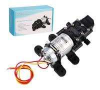 HSEAMALL Bomba de diafragma de 12 V CC,bomba de agua de diafragma de alta presión,bomba pulverizadora eléctrica autocebante con interruptor de presión 100 PSI 4 l/min para caravana,barco,limpieza