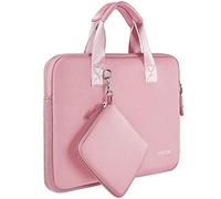 HSEOK 13 Pulgadas Funda para Portátil, Bolsa de Neopreno Elástico Impermeable con Bolsillo para Accesorios, Compatible con 2018-2020 MacBook Air 13", MacBook Pro 13", XPS 13, Rosado US