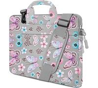 HSEOK Bolso Bandolera/Maletín para Portátil 13"-14", Funda Protectora Laptop Sleeve Impermeable para 13.3 MacBook Pro Air, XPS 13, 13"-14" Notebook, B01F01