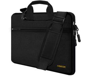 HSEOK Bolso Bandolera/Maletín para Portátil 13"-14", Funda Protectora Laptop Sleeve Impermeable para 13.3 MacBook Pro Air, XPS 13, 13"-14" HP ASUS Acer Lenovo DELL Notebook, B02K01