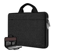 HSEOK Estuche Delgado para Computadora Portátil de 13-14, Maletín con un Estuche Pequeño para MacBook Pro14, M5/M4/M3/M2/M1 2025-2021, Todos los modelos de MacBook Air/Pro 13,3", XPS 13/14,Negro