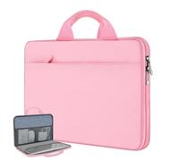 HSEOK Estuche Delgado para Computadora Portátil de 13-14, Maletín con un Estuche Pequeño para MacBook Pro14, M3/M2/M1 2024-2021, Todos los modelos de MacBook Air/Pro 13,3", XPS 13/14,Rosa