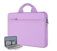 HSEOK Estuche Delgado para Computadora Portátil de 13-14, Maletín con un Estuche Pequeño para MacBook Pro14, M3/M2/M1 2024-2021, Todos los modelos de MacBook Air/Pro 13,3", XPS 13/14,Púrpura