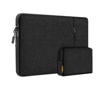 HSEOK Funda para Portátil de 14" con Funda Pequeña, Resistente a la Lluvia y a los Golpes, Funda para Ordenador Portátil, Funda para MacBook de 14", HP, DELL, Lenovo, ASUS, Acer,Negro