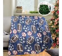 HSGLGNA Manta para niños, Manta de Unicornio Que Brilla en la Oscuridad, Regalo de Unicornio para niñas, Manta Muy Suave y cálida, Manta de Unicornio, Color Rosa (Rugby, 150 x 200 cm)