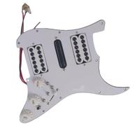 HSH - Golpeador Strat cargado precableado, con pastillas Humbucker, división de bobina, protector de púa de guitarra de 3 capas para piezas de repuesto de guitarra eléctrica Strat ST de Estados