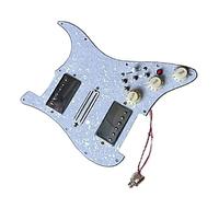 HSH Prewired Electric Gitar Pickguard Set Multifunción Alnico 5 Humbucker Pickup Sutiable Para For FD Guitarra Guitarra Precableado Golpeador
