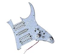 HSH Upgrade Loaded Guitar Pickguard Con White Humbucker Pickup 3 Single Cut Way Convertidor Set Guitarra Precableado Golpeador